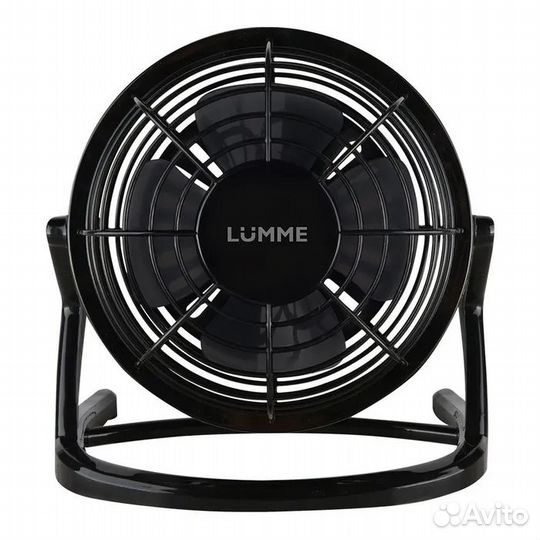 Вентилятор настольный, чёрный