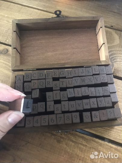 Ручная печать для творчества. Цифры и алфавит