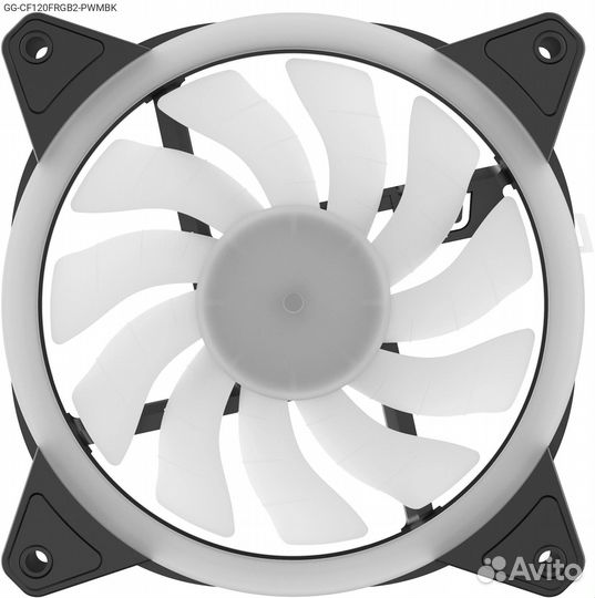 GG-CF120frgb2-pwmbk, Корпусный вентилятор gmng GG-CF