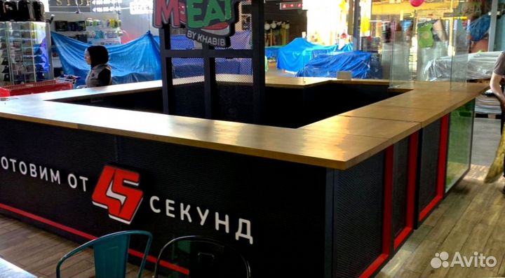 Витрина для точки подаж