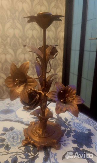 Подсвечник бронза
