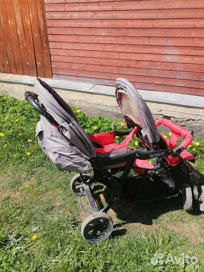 Коляска для двойни, погодок