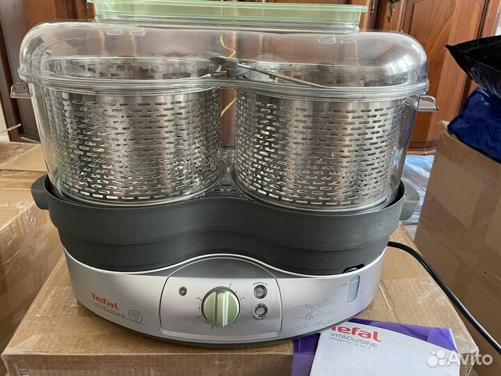Пароварка Tefal vitacuisine steamer 3 in 1