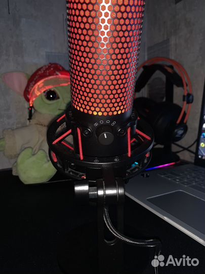Микрофон HyperX QuadCast черный