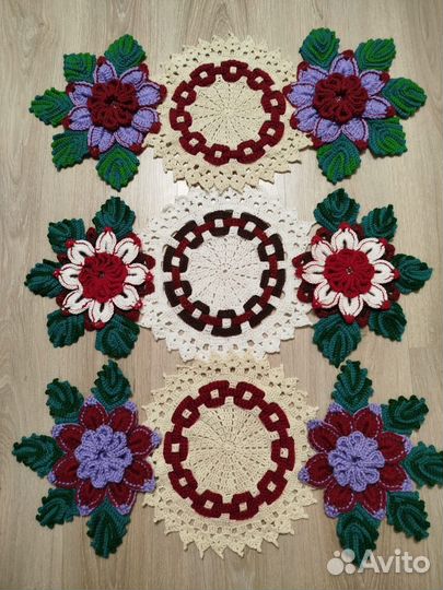 Салфетки вязаные крючком