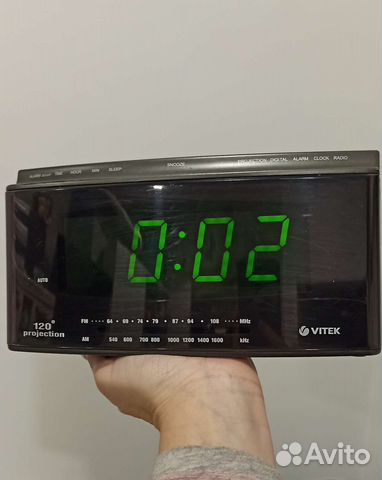 Радиочасы vitek