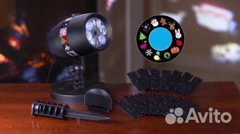 Лазерный проектор слайды для подсветки дома