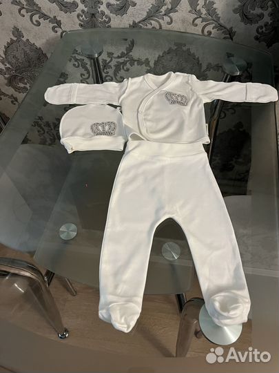 Комплект на выписку для девочки лето