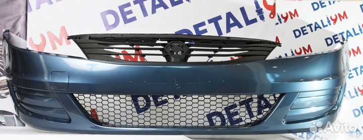 Бампер передний Renault Logan фаза 2 Blue Minerale