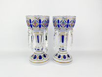 Декоративные чаши, Богемия, хрусталь, 1840-1860 гг