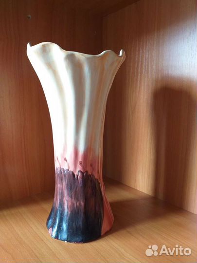 Ваза для цветов цветное стекло