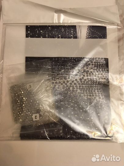 Набор для вышивания хрустальными бусинами