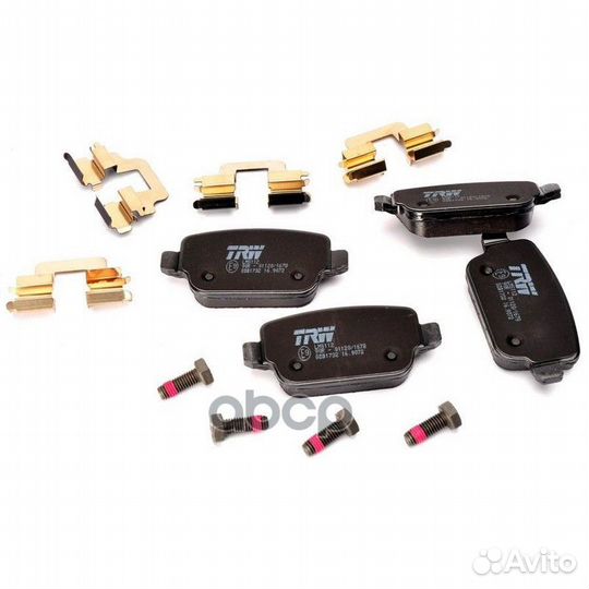 Колодки торм диск к-т задн gdb1732 TRW