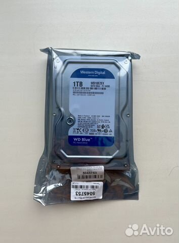 1 тб Жесткий диск WD Blue WD10ezex купить в Казани | Электроника | Авито