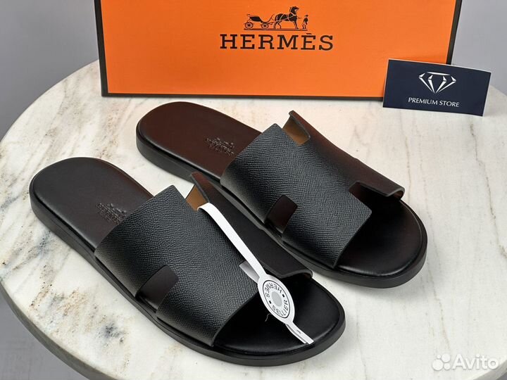 Мужские тапки Hermes