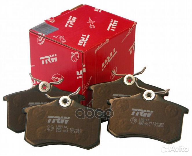 Колодки тормозные дисковые GDB1330 TRW