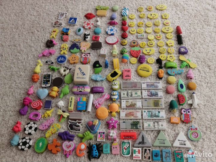 Коллекция ластиков (стиральных резинок)