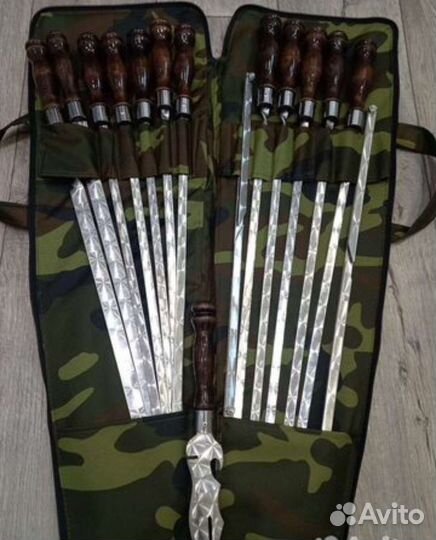 Шампура в тканевом чехле