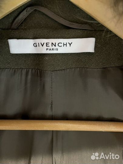 Жилет пальто givenchy Paris хакки