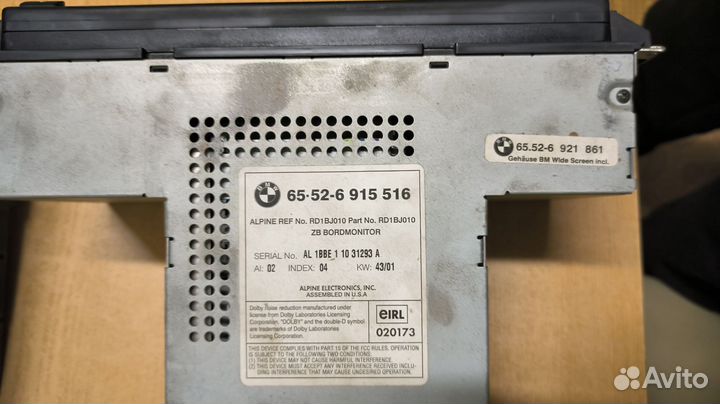 Магнитола bmw x5 e53