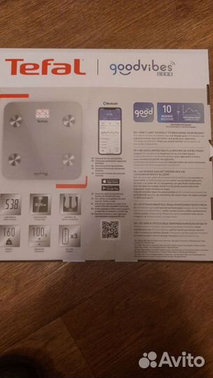 Весы напольные tefal тефаль