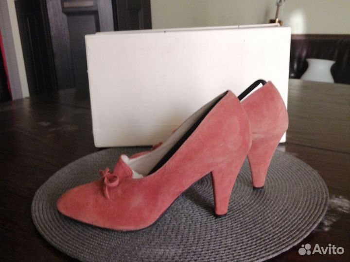 Туфли женские замшевые, р. 35/36