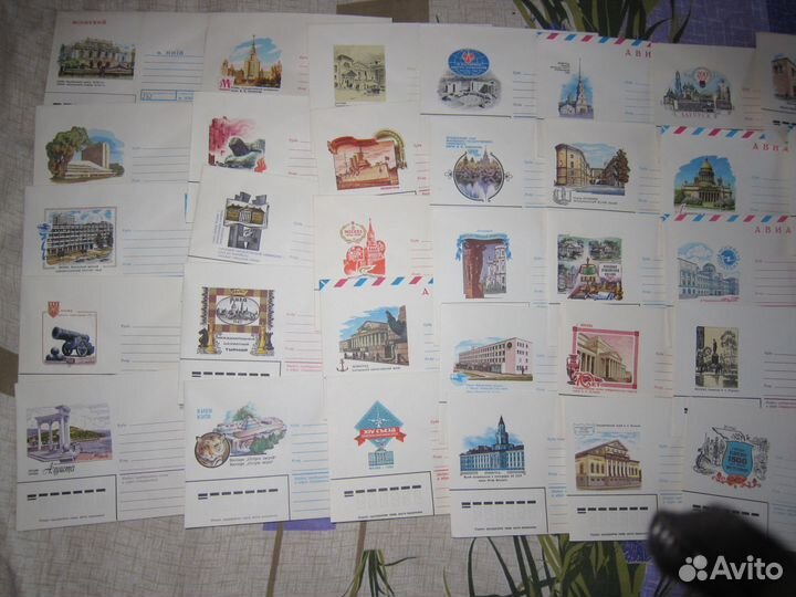 Конверты СССР 80-х годов 