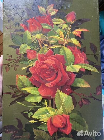 Картины с живописными цветами