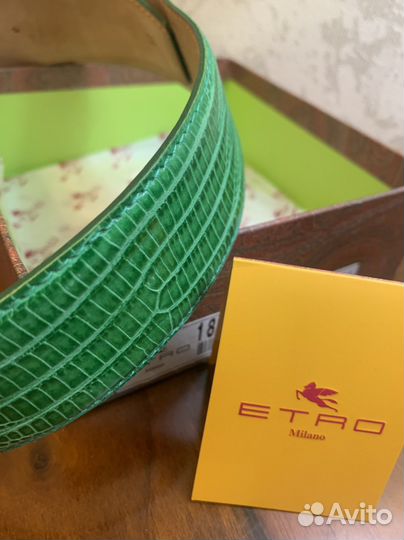 Ремень женский кожаный Etro Италия Оригинал