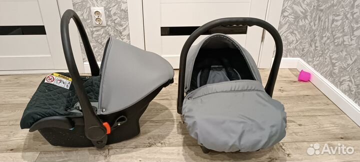 Коляска для двойни 3 в 1,mikado duet goldstar