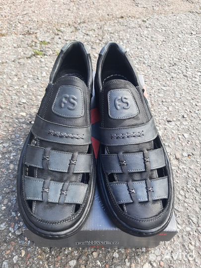 Сандали кожанные большого размера 47р-р(Россия)