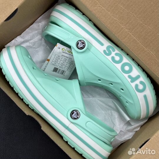 Сабо женские Crocs Bayaband Clog White Navy