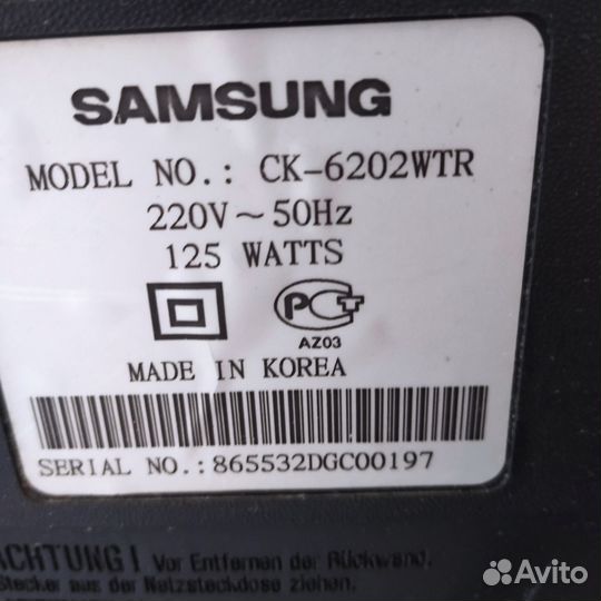 Телевизор Samsung ck-6202wtr