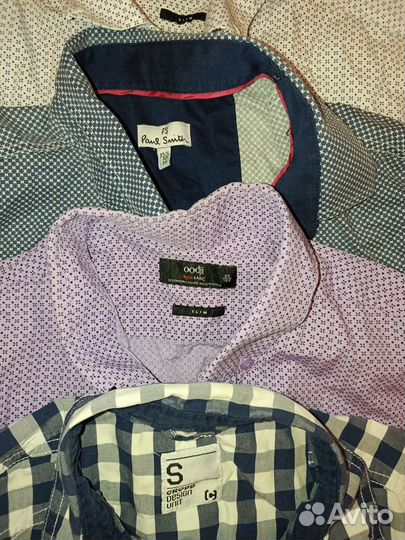Мужская рубашка на рост до 180 см размер S