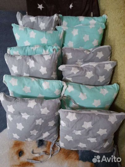 Бортики в детскую кроватку