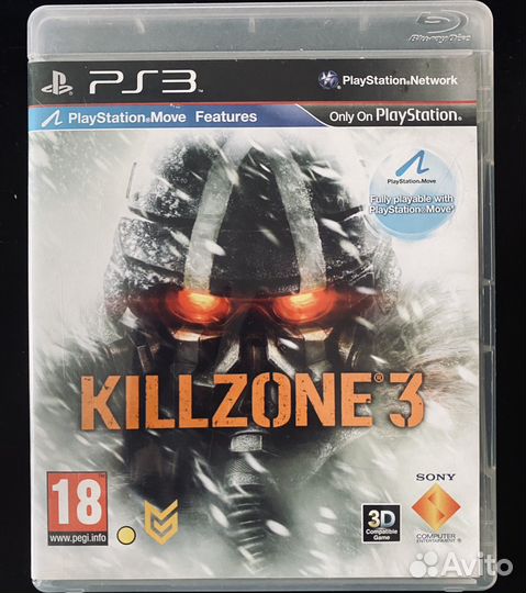 Игра Killzone 3 (Диск PS3)