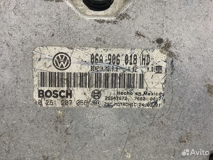 Эбу двигателя VAG Golf A3 Bora