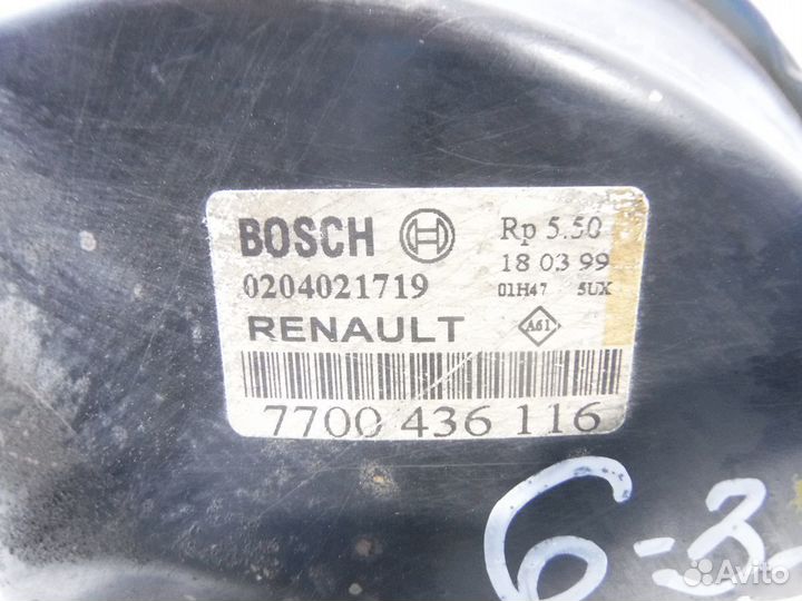 Вакуумный усилитель тормозов Renault Laguna