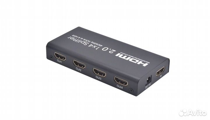 Сплиттер сигнала hdmi 4K/HDR/3D 1 вход/4 выхода
