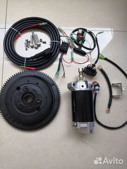 Комплект для переделки Ямаха 40 на электрозапуск