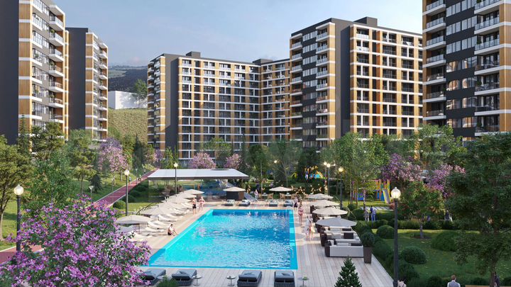 1-к. квартира, 69,7 м² (Грузия)