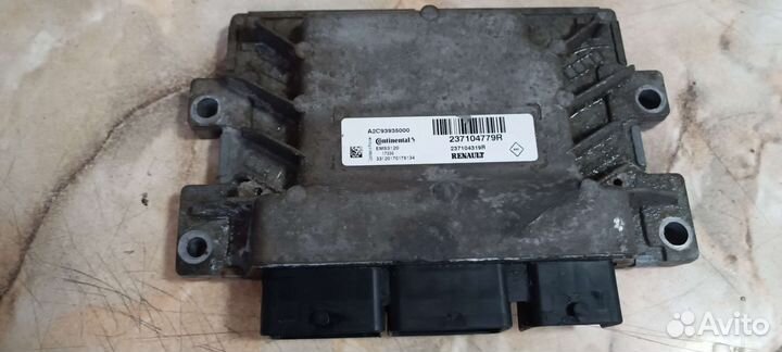 Эбу renault sandero 2