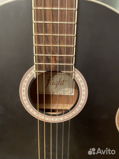 Акустическая гитара 6 струнная бу