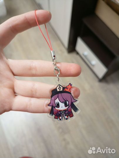 Брелок Ху Тао геншин мерч