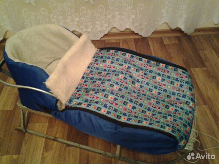 Сиденье (сидушка) меховое в санки