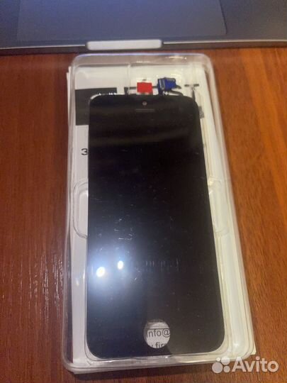 Дисплей iPhone 5S black в сборе/замена бесплатно