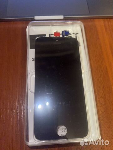 Дисплей iPhone 5S black в сборе/замена бесплатно