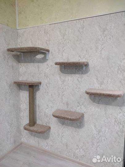 Настенный комплекс с когтеточкой 