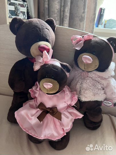 Плюшевые «шоколадные» мишки