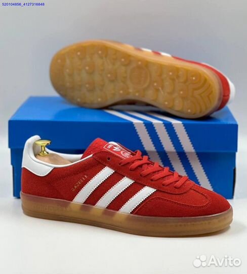 Кроссовки Adidas Gazelle Red (Арт.76845)